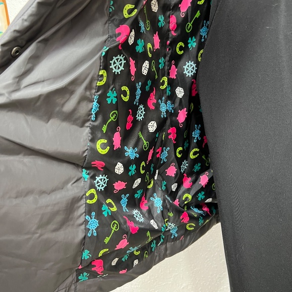 Betsey Johnson Down Jacket, Knee length double breasted button detailing XS Grey - Picture 16 of 16